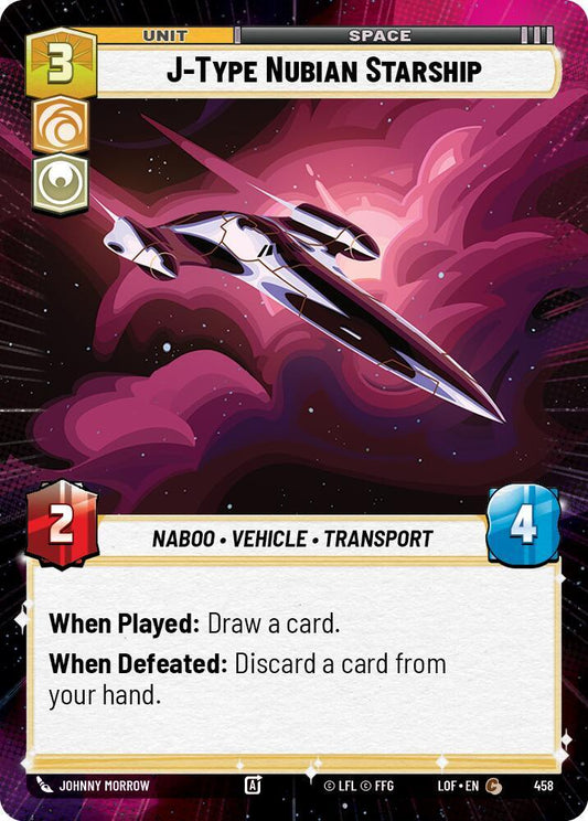 J-Type Nubian Starship (Hyperspace) [Legends of the Force] 458