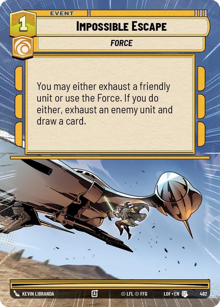 Impossible Escape (Hyperspace) [Legends of the Force] 482