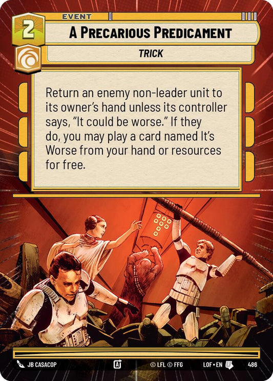 A Precarious Predicament (Hyperspace) [Legends of the Force] 486