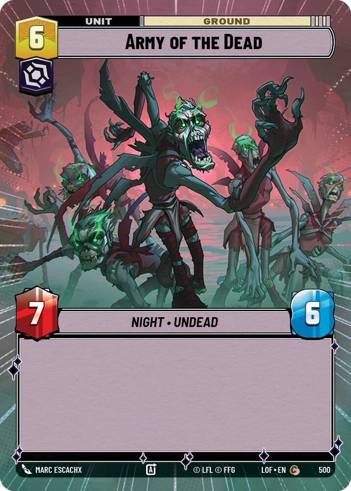 Army of the Dead (Hyperspace) [Legends of the Force] 500