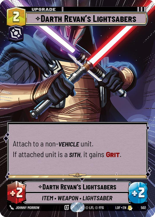 Darth Revan's Lightsabers (Hyperspace) [Legends of the Force] 502