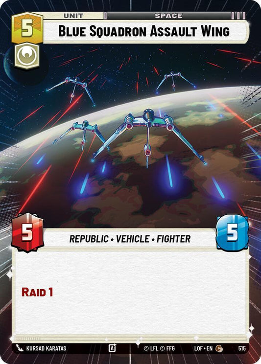 Blue Squadron Assault Wing (Hyperspace) [Legends of the Force] 515
