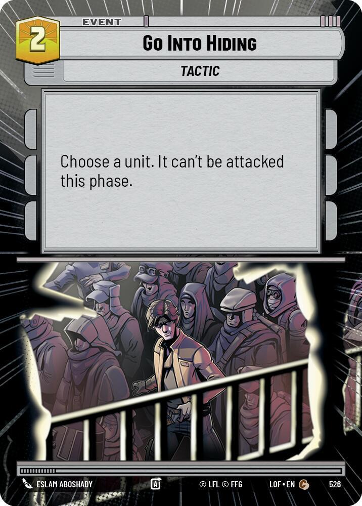 Go Into Hiding (Hyperspace) [Legends of the Force] 526