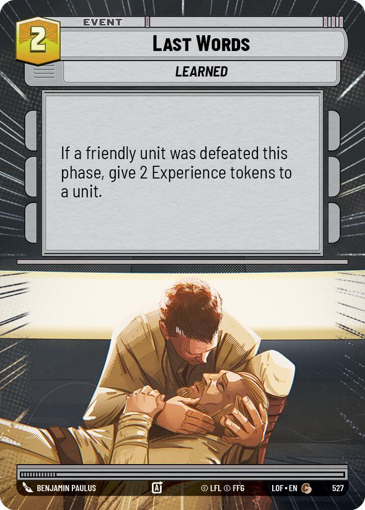Last Words (Hyperspace) [Legends of the Force] 527