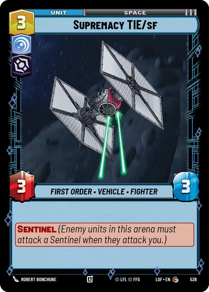 Supremacy TIE/sf (Foil) [Legends of the Force] 536