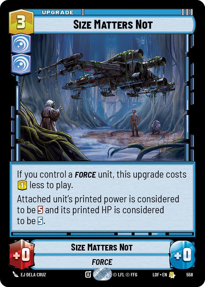 Size Matters Not (Foil) [Legends of the Force] 558
