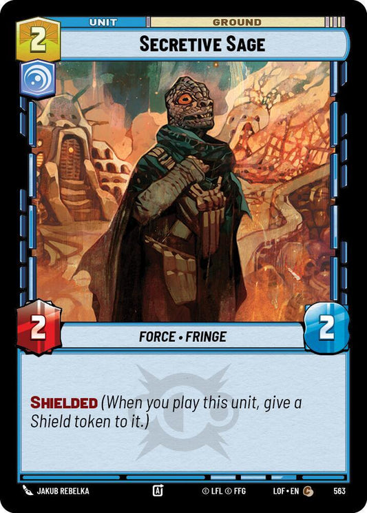 Secretive Sage (Foil) [Legends of the Force] 563