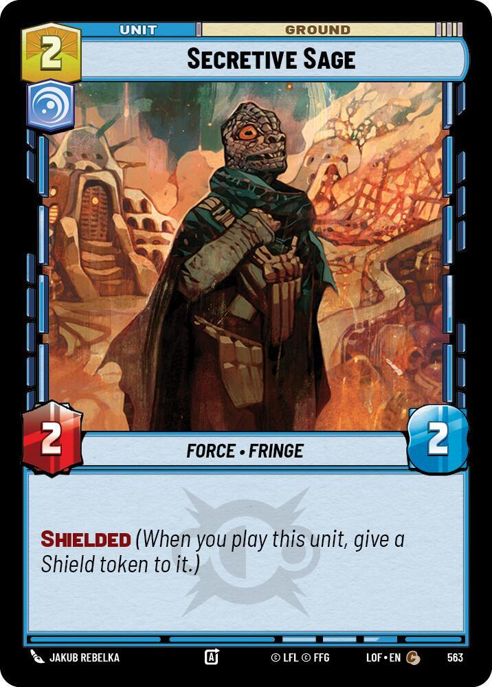 Secretive Sage (Foil) [Legends of the Force] 563