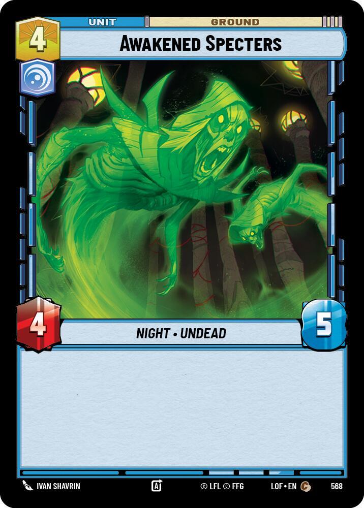 Awakened Specters (Foil) [Legends of the Force] 568