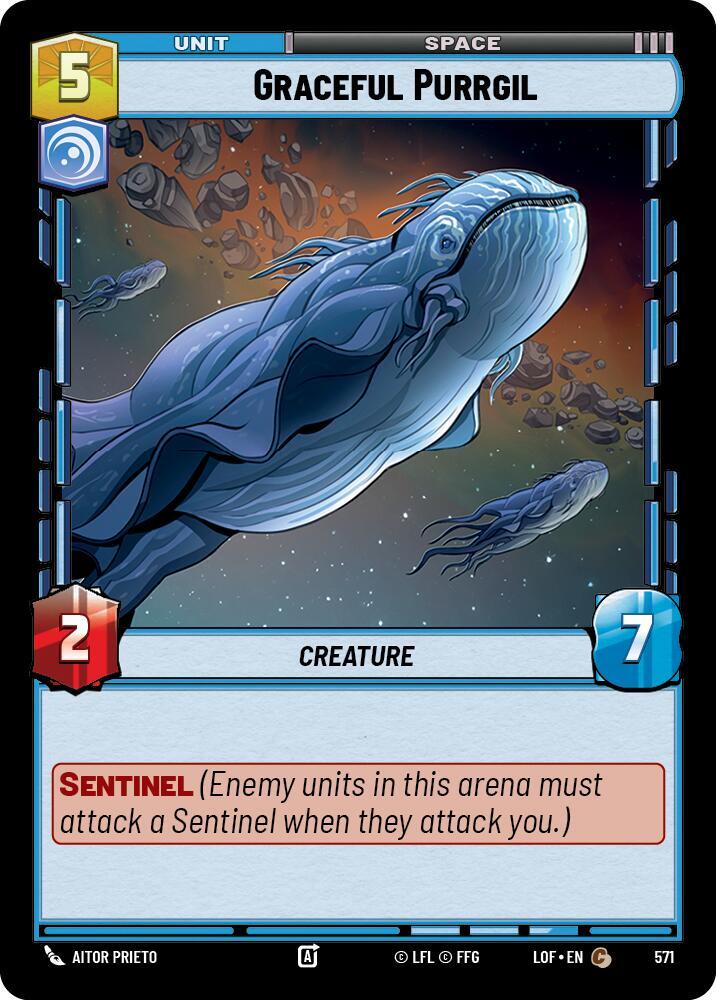Graceful Purrgil (Foil) [Legends of the Force] 571