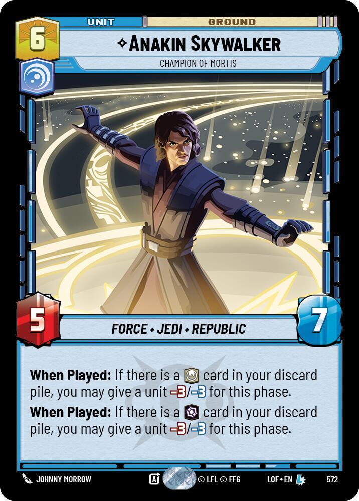 Anakin Skywalker - Champion of Mortis (Foil) [Legends of the Force] 572