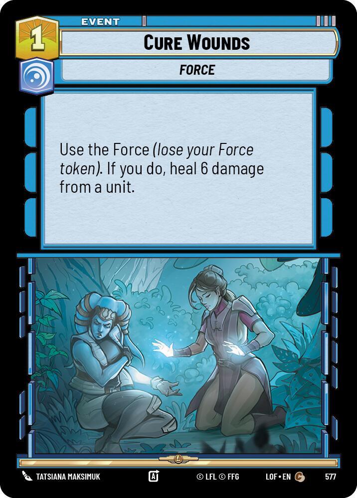 Cure Wounds (Foil) [Legends of the Force] 577
