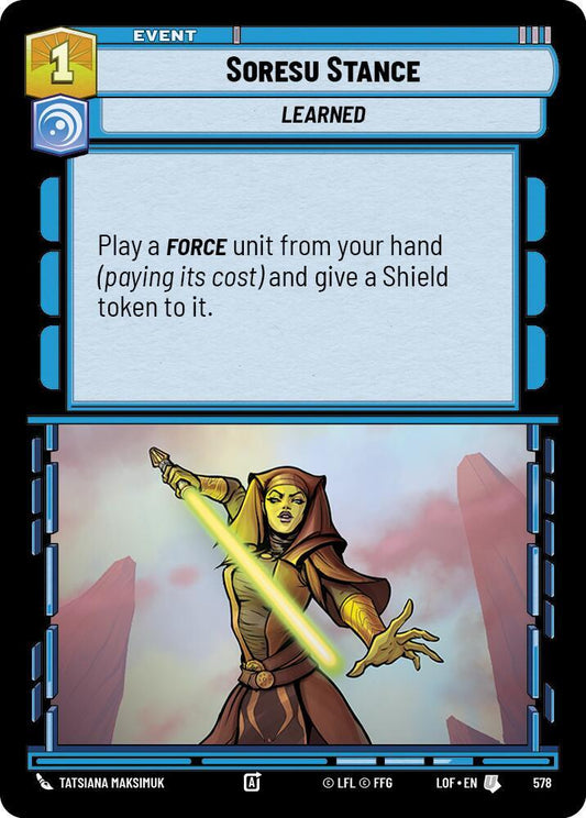 Soresu Stance (Foil) [Legends of the Force] 578