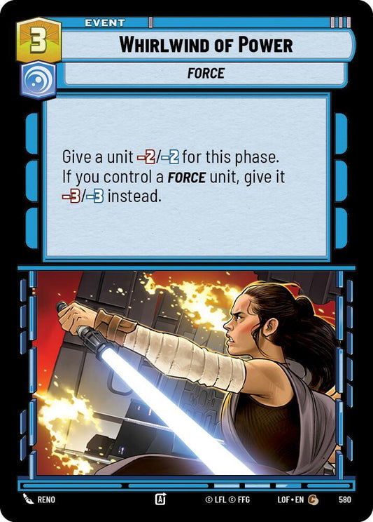 Whirlwind of Power (Foil) [Legends of the Force] 580