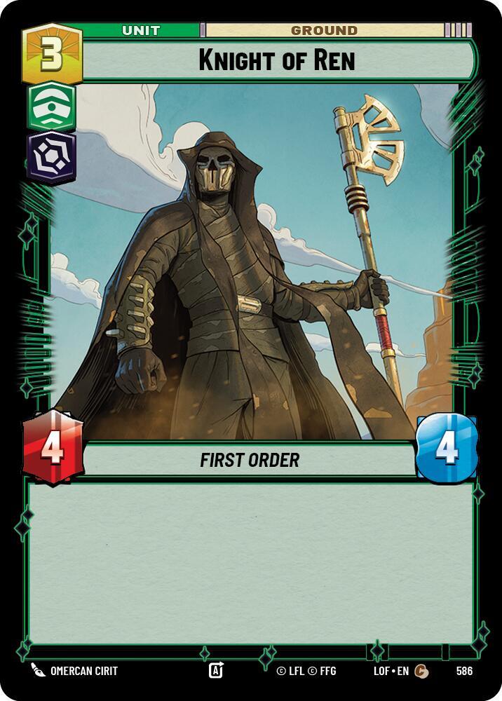 Knight of Ren (Foil) [Legends of the Force] 586