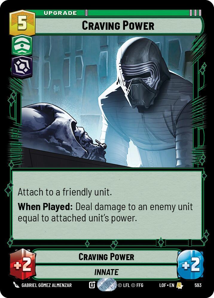 Craving Power (Foil) [Legends of the Force] 593