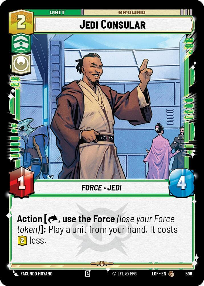 Jedi Consular (Foil) [Legends of the Force] 596