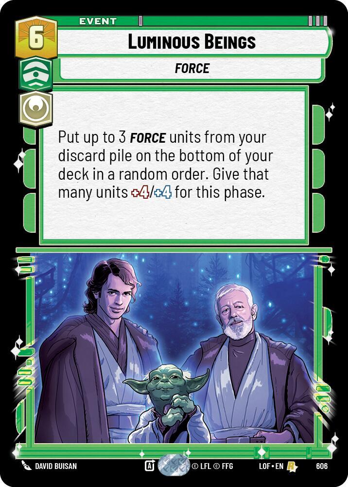 Luminous Beings (Foil) [Legends of the Force] 606