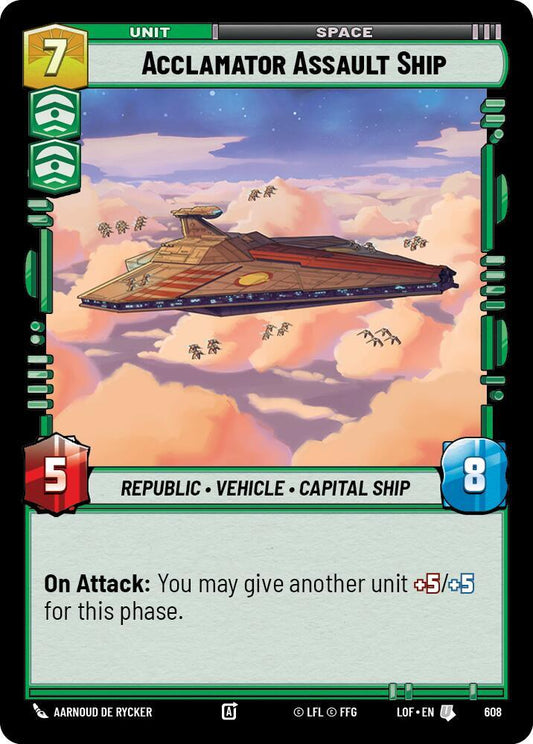 Acclamator Assault Ship (Foil) [Legends of the Force] 608