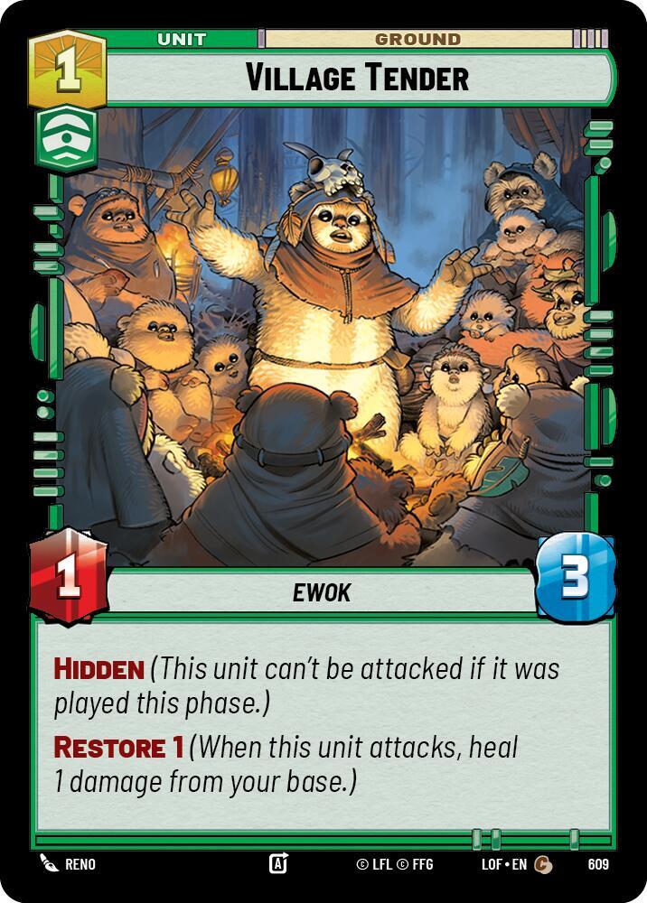Village Tender (Foil) [Legends of the Force] 609