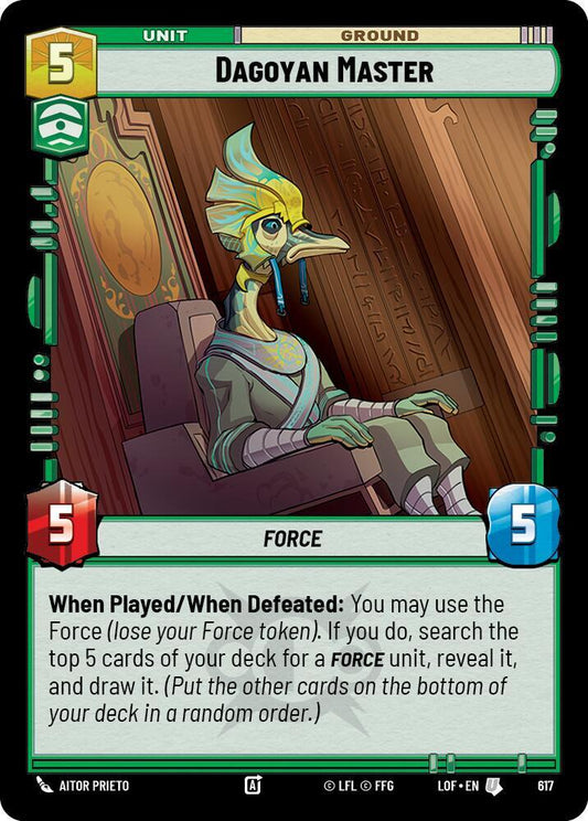 Dagoyan Master (Foil) [Legends of the Force] 617