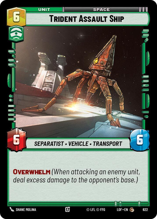 Trident Assault Ship (Foil) [Legends of the Force] 622
