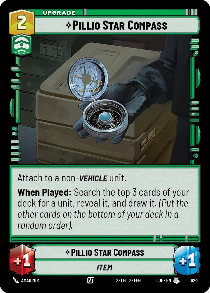 Pillio Star Compass (Foil) [Legends of the Force] 624