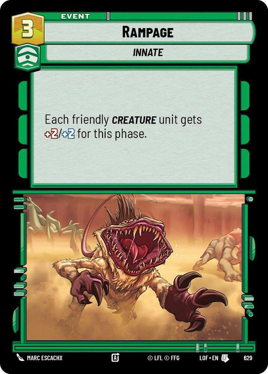 Rampage (Foil) [Legends of the Force] 629