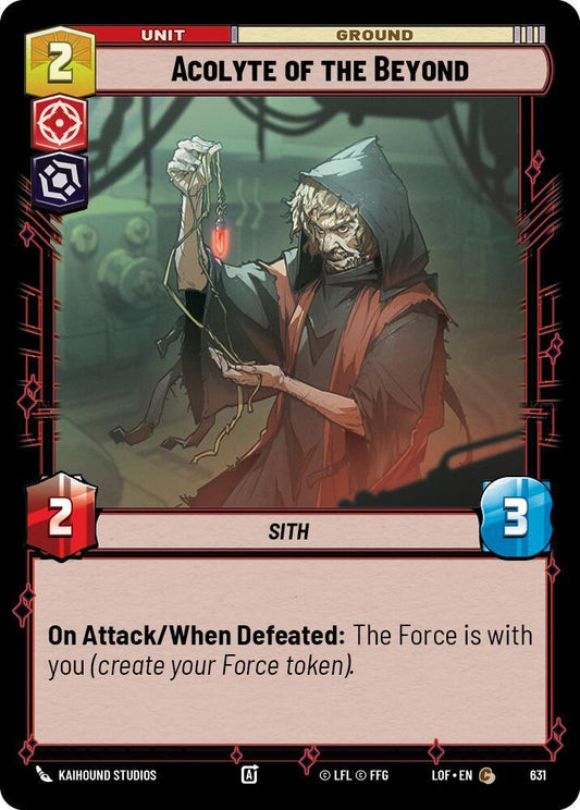 Acolyte of the Beyond (Foil) [Legends of the Force] 631
