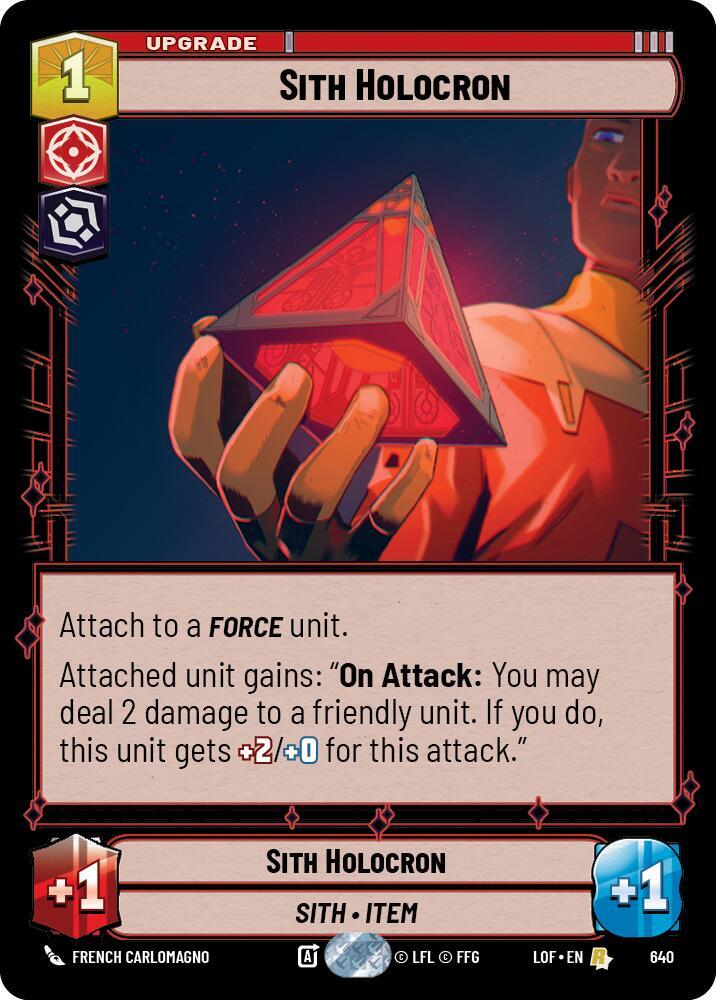 Sith Holocron (Foil) [Legends of the Force] 640