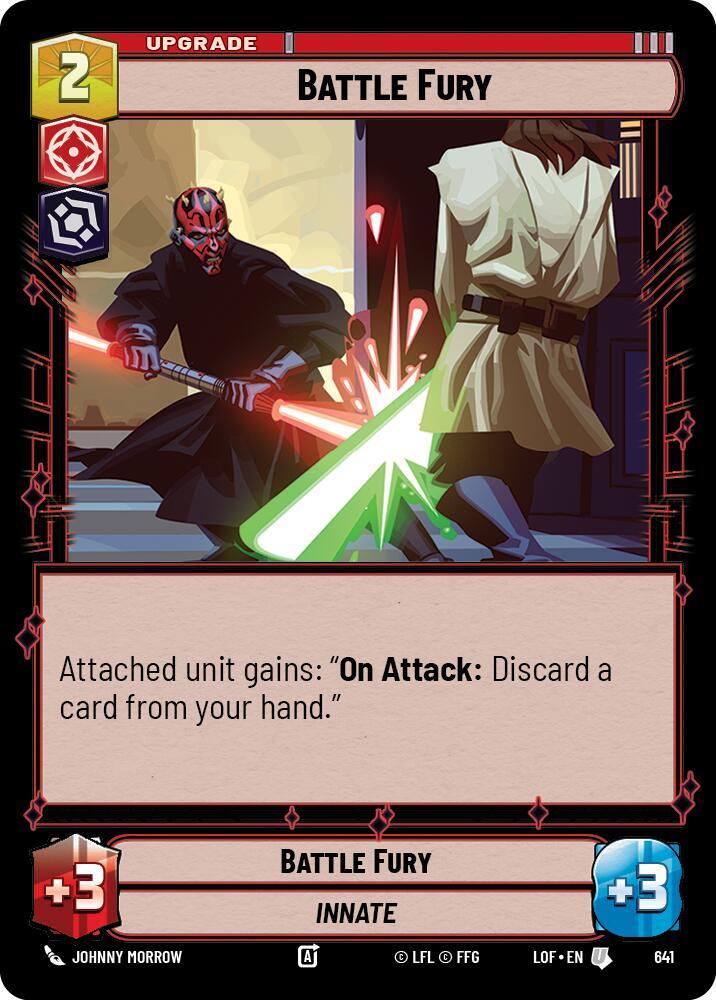 Battle Fury (Foil) [Legends of the Force] 641