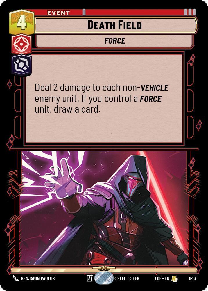 Death Field (Foil) [Legends of the Force] 643