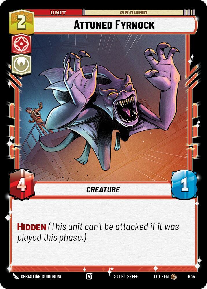 Attuned Fyrnock (Foil) [Legends of the Force] 645