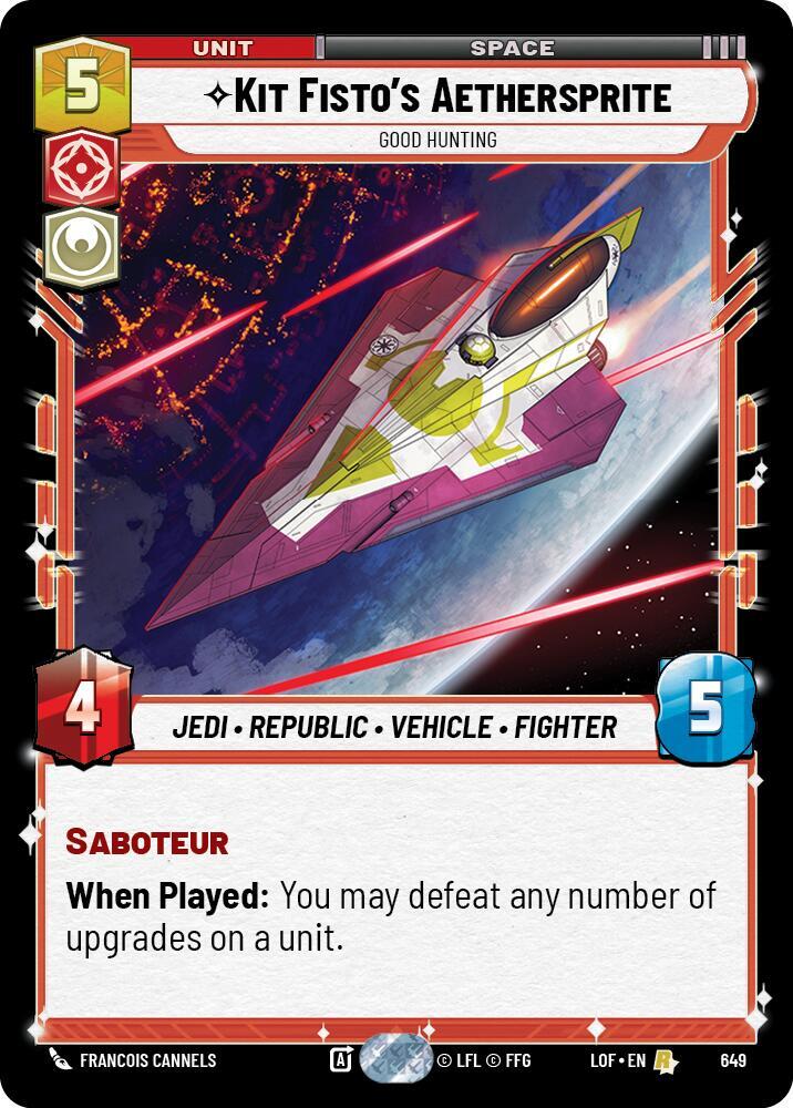 Kit Fisto's Aethersprite - Good Hunting (Foil) [Legends of the Force] 649