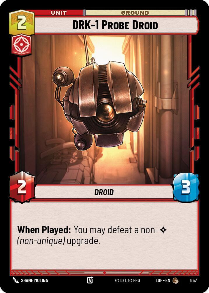 DRK-1 Probe Droid (Foil) [Legends of the Force] 657