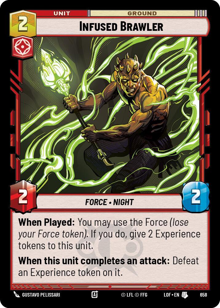 Infused Brawler (Foil) [Legends of the Force] 658