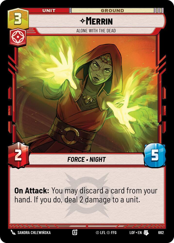 Merrin - Alone with the Dead (Foil) [Legends of the Force] 662