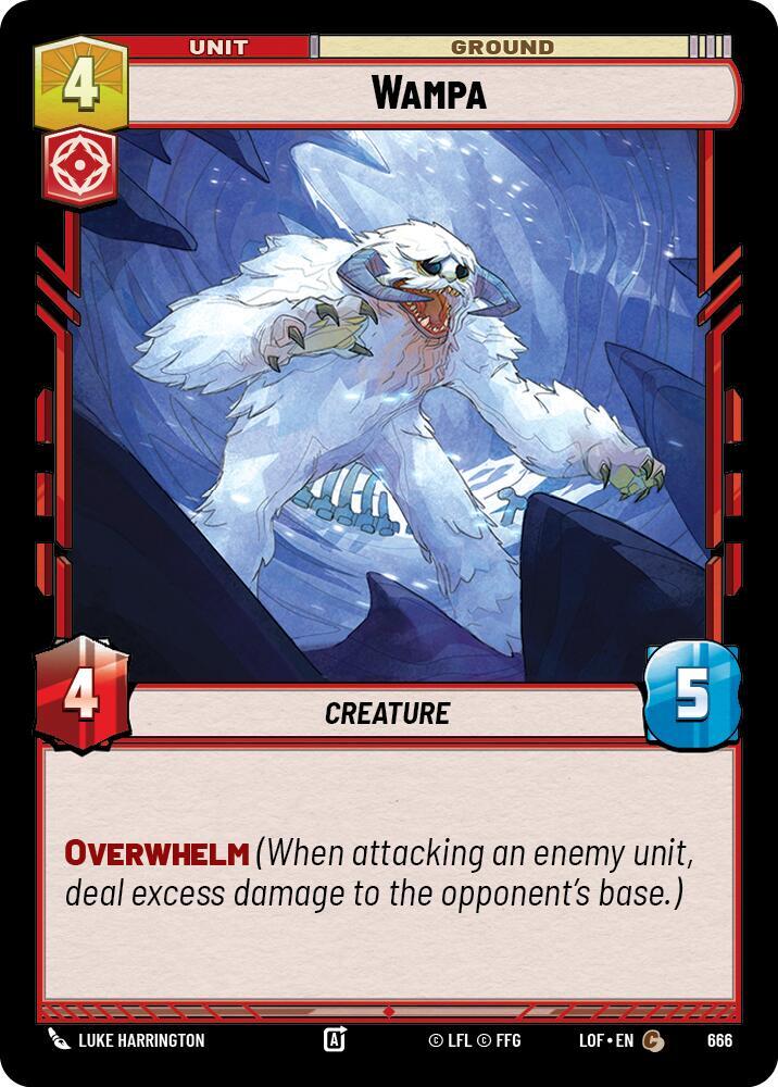 Wampa (Foil) [Legends of the Force] 666