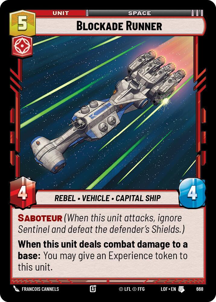 Blockade Runner (Foil) [Legends of the Force] 668
