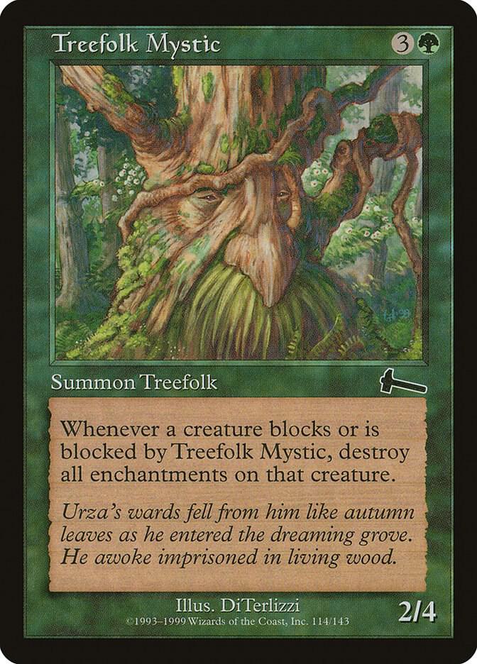 Treefolk Mystic [Urza's Legacy] 114