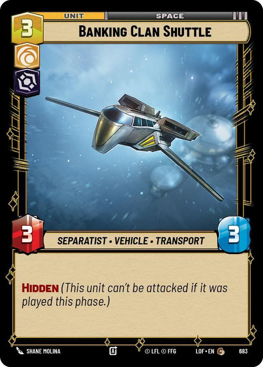 Banking Clan Shuttle (Foil) [Legends of the Force] 683
