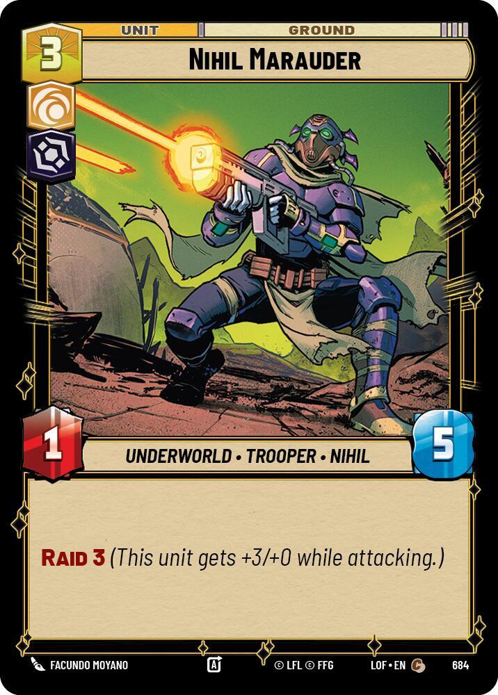 Nihil Marauder (Foil) [Legends of the Force] 684
