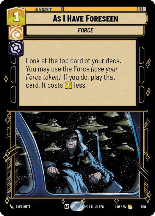 As I Have Foreseen (Foil) [Legends of the Force] 690