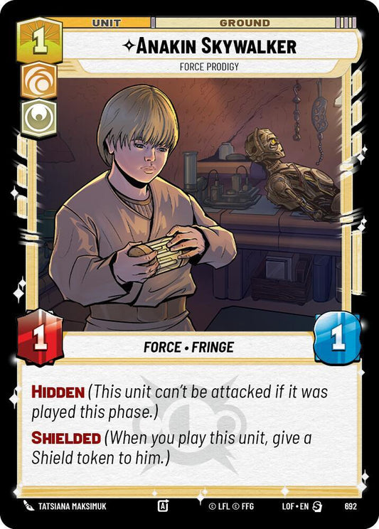 Anakin Skywalker - Force Prodigy (Foil) [Legends of the Force] 692