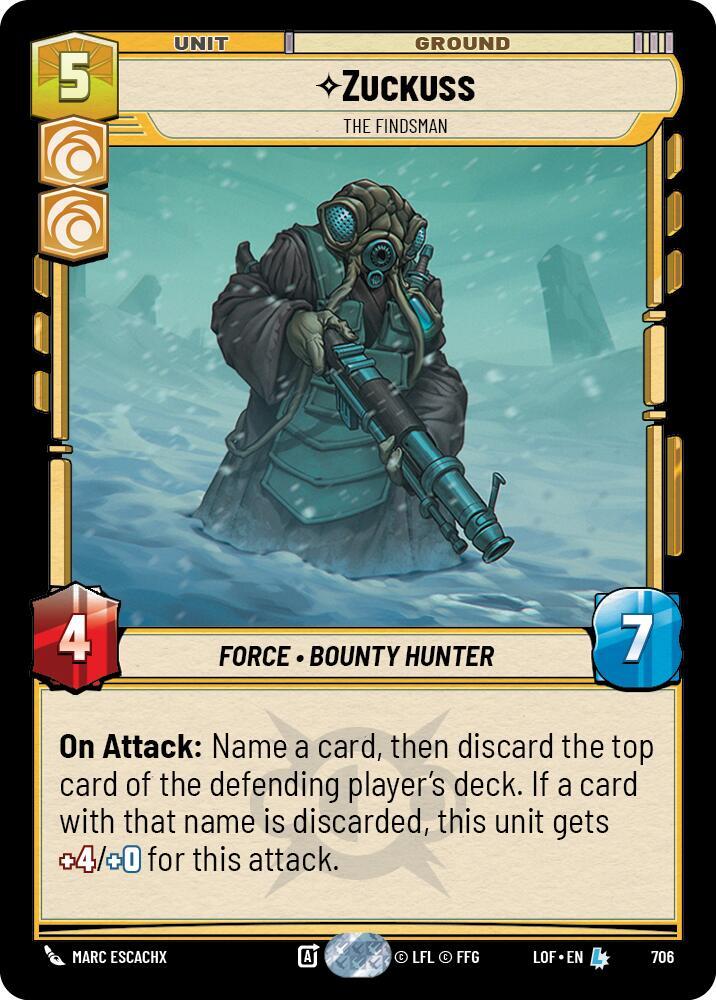 Zuckuss - The Findsman (Foil) [Legends of the Force] 706