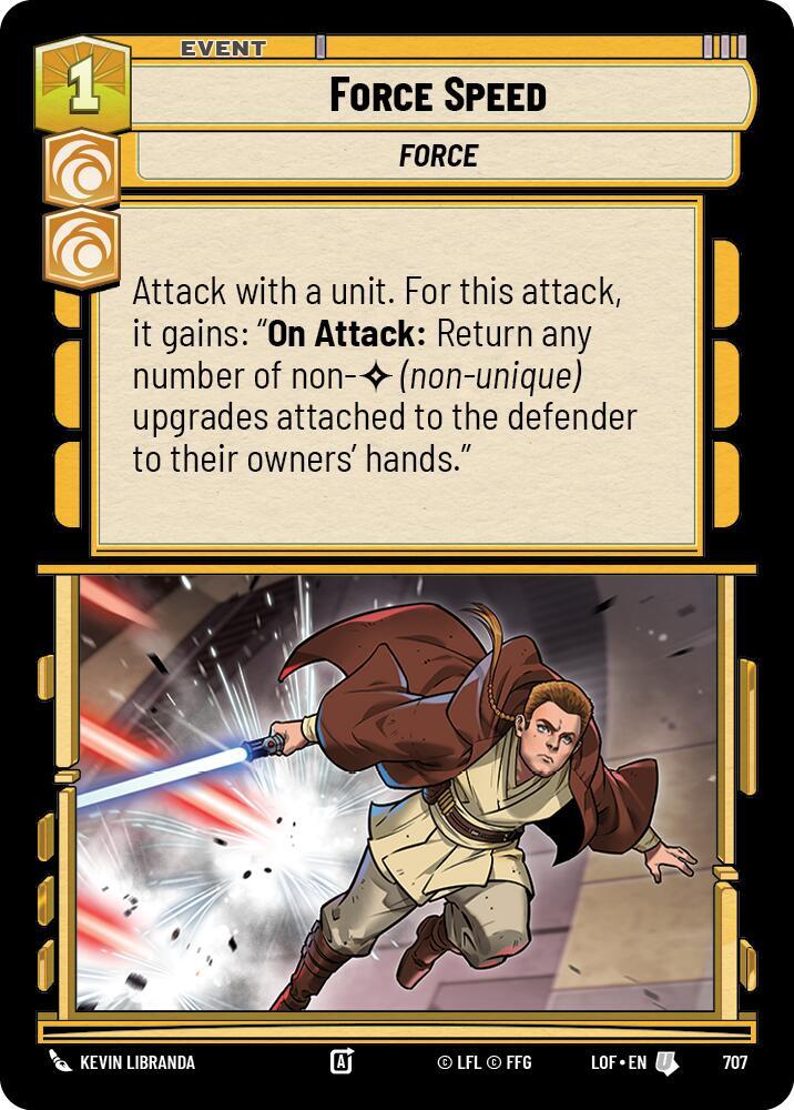 Force Speed (Foil) [Legends of the Force] 707