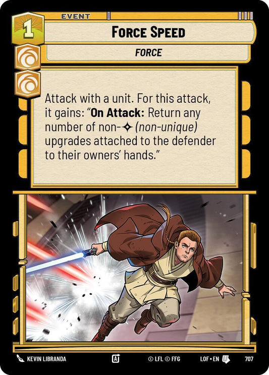 Force Speed (Foil) [Legends of the Force] 707