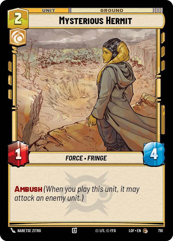 Mysterious Hermit (Foil) [Legends of the Force] 710