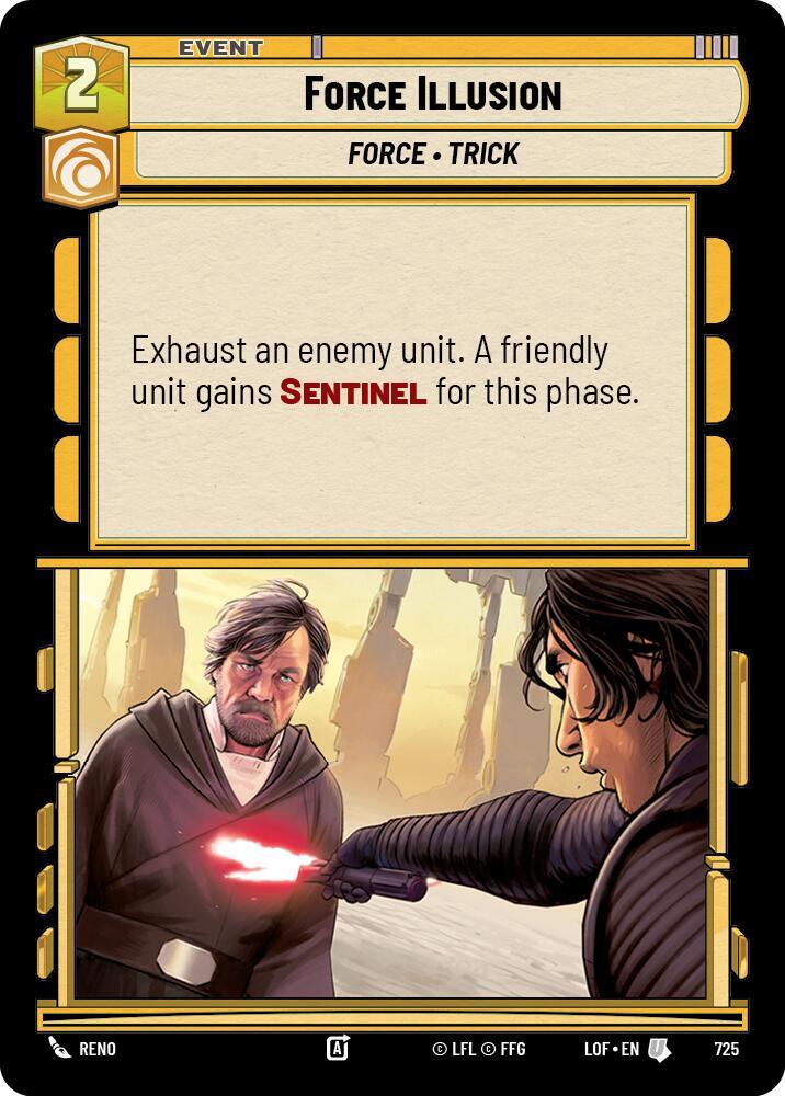 Force Illusion (Foil) [Legends of the Force] 725