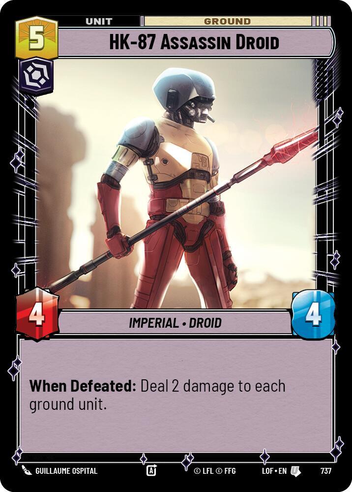 HK-87 Assassin Droid (Foil) [Legends of the Force] 737